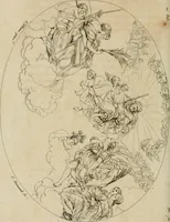 An illustration from Annales du musée et de l'école moderne des beaux-arts : recueil de gravures au trait, d'après les principaux ouvrages de peinture, sculpture, ou projets d'architecture, qui, chaque année, ont remporté le prix, soit aux écoles spéciales, soit aux concours nationaux : les productions des artistes en tous genres, qui, aux différentes expositions, ont été citées avec éloges : les morceaux les plus estimés ou inédits de la galerie de peinture : la suite complète de celle des antiques : édifices anciens et modernes, etc. (1800)