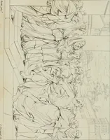 An illustration from Annales du musée et de l'école moderne des beaux-arts : recueil de gravures au trait, d'après les principaux ouvrages de peinture, sculpture, ou projets d'architecture, qui, chaque année, ont remporté le prix, soit aux écoles spéciales, soit aux concours nationaux : les productions des artistes en tous genres, qui, aux différentes expositions, ont été citées avec éloges : les morceaux les plus estimés ou inédits de la galerie de peinture : la suite complète de celle des antiques : édifices anciens et modernes, etc. (1800)