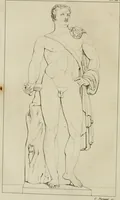 An illustration from Annales du musée et de l'école moderne des beaux-arts : recueil de gravures au trait, d'après les principaux ouvrages de peinture, sculpture, ou projets d'architecture, qui, chaque année, ont remporté le prix, soit aux écoles spéciales, soit aux concours nationaux : les productions des artistes en tous genres, qui, aux différentes expositions, ont été citées avec éloges : les morceaux les plus estimés ou inédits de la galerie de peinture : la suite complète de celle des antiques : édifices anciens et modernes, etc. (1800)