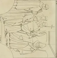 An illustration from Annales du musée et de l'école moderne des beaux-arts : recueil de gravures au trait, d'après les principaux ouvrages de peinture, sculpture, ou projets d'architecture, qui, chaque année, ont remporté le prix, soit aux écoles spéciales, soit aux concours nationaux : les productions des artistes en tous genres, qui, aux différentes expositions, ont été citées avec éloges : les morceaux les plus estimés ou inédits de la galerie de peinture : la suite complète de celle des antiques : édifices anciens et modernes, etc. (1800)