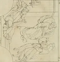 An illustration from Annales du musée et de l'école moderne des beaux-arts : recueil de gravures au trait, d'après les principaux ouvrages de peinture, sculpture, ou projets d'architecture, qui, chaque année, ont remporté le prix, soit aux écoles spéciales, soit aux concours nationaux : les productions des artistes en tous genres, qui, aux différentes expositions, ont été citées avec éloges : les morceaux les plus estimés ou inédits de la galerie de peinture : la suite complète de celle des antiques : édifices anciens et modernes, etc. (1800)
