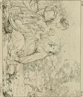 An illustration from Annales du musée et de l'école moderne des beaux-arts : recueil de gravures au trait, d'après les principaux ouvrages de peinture, sculpture, ou projets d'architecture, qui, chaque année, ont remporté le prix, soit aux écoles spéciales, soit aux concours nationaux : les productions des artistes en tous genres, qui, aux différentes expositions, ont été citées avec éloges : les morceaux les plus estimés ou inédits de la galerie de peinture : la suite complète de celle des antiques : édifices anciens et modernes, etc. (1800)