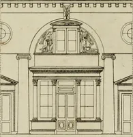 An illustration from Annales du musée et de l'école moderne des beaux-arts : recueil de gravures au trait, d'après les principaux ouvrages de peinture, sculpture, ou projets d'architecture, qui, chaque année, ont remporté le prix, soit aux écoles spéciales, soit aux concours nationaux : les productions des artistes en tous genres, qui, aux différentes expositions, ont été citées avec éloges : les morceaux les plus estimés ou inédits de la galerie de peinture : la suite complète de celle des antiques : édifices anciens et modernes, etc. (1800)