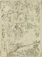 An illustration from Annales du musée et de l'école moderne des beaux-arts : recueil de gravures au trait, d'après les principaux ouvrages de peinture, sculpture, ou projets d'architecture, qui, chaque année, ont remporté le prix, soit aux écoles spéciales, soit aux concours nationaux : les productions des artistes en tous genres, qui, aux différentes expositions, ont été citées avec éloges : les morceaux les plus estimés ou inédits de la galerie de peinture : la suite complète de celle des antiques : édifices anciens et modernes, etc. (1800)