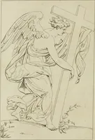 Picture 30 of 76 from Annales du musée et de l'école moderne des beaux-arts : recueil de gravures au trait, d'après les principaux ouvrages de peinture, sculpture, ou projets d'architecture, qui, chaque année, ont remporté le prix, soit aux écoles spéciales, soit aux concours nationaux : les productions des artistes en tous genres, qui, aux différentes expositions, ont été citées avec éloges : les morceaux les plus estimés ou inédits de la galerie de peinture : la suite complète de celle des antiques : édifices anciens et modernes, etc. (1800), leaf 113