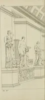 Picture 3 of 76 from Annales du musée et de l'école moderne des beaux-arts : recueil de gravures au trait, d'après les principaux ouvrages de peinture, sculpture, ou projets d'architecture, qui, chaque année, ont remporté le prix, soit aux écoles spéciales, soit aux concours nationaux : les productions des artistes en tous genres, qui, aux différentes expositions, ont été citées avec éloges : les morceaux les plus estimés ou inédits de la galerie de peinture : la suite complète de celle des antiques : édifices anciens et modernes, etc. (1800), leaf 13