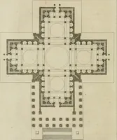 An illustration from Annales du musée et de l'école moderne des beaux-arts : recueil de gravures au trait, d'après les principaux ouvrages de peinture, sculpture, ou projets d'architecture, qui, chaque année, ont remporté le prix, soit aux écoles spéciales, soit aux concours nationaux : les productions des artistes en tous genres, qui, aux différentes expositions, ont été citées avec éloges : les morceaux les plus estimés ou inédits de la galerie de peinture : la suite complète de celle des antiques : édifices anciens et modernes, etc. (1800)