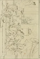 Picture 57 of 76 from Annales du musée et de l'école moderne des beaux-arts : recueil de gravures au trait, d'après les principaux ouvrages de peinture, sculpture, ou projets d'architecture, qui, chaque année, ont remporté le prix, soit aux écoles spéciales, soit aux concours nationaux : les productions des artistes en tous genres, qui, aux différentes expositions, ont été citées avec éloges : les morceaux les plus estimés ou inédits de la galerie de peinture : la suite complète de celle des antiques : édifices anciens et modernes, etc. (1800), leaf 205
