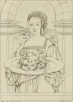 Picture 10 of 76 from Annales du musée et de l'école moderne des beaux-arts : recueil de gravures au trait, d'après les principaux ouvrages de peinture, sculpture, ou projets d'architecture, qui, chaque année, ont remporté le prix, soit aux écoles spéciales, soit aux concours nationaux : les productions des artistes en tous genres, qui, aux différentes expositions, ont été citées avec éloges : les morceaux les plus estimés ou inédits de la galerie de peinture : la suite complète de celle des antiques : édifices anciens et modernes, etc. (1800), leaf 39