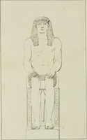 An illustration from Annales du musée et de l'école moderne des beaux-arts : recueil de gravures au trait, d'après les principaux ouvrages de peinture, sculpture, ou projets d'architecture, qui, chaque année, ont remporté le prix, soit aux écoles spéciales, soit aux concours nationaux : les productions des artistes en tous genres, qui, aux différentes expositions, ont été citées avec éloges : les morceaux les plus estimés ou inédits de la galerie de peinture : la suite complète de celle des antiques : édifices anciens et modernes, etc. (1800)