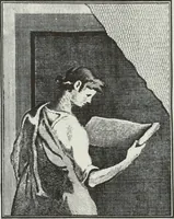 An illustration from Annales du musée et de l'école moderne des beaux-arts : recueil de gravures au trait, d'après les principaux ouvrages de peinture, sculpture, ou projets d'architecture, qui, chaque année, ont remporté le prix, soit aux écoles spéciales, soit aux concours nationaux : les productions des artistes en tous genres, qui, aux différentes expositions, ont été citées avec éloges : les morceaux les plus estimés ou inédits de la galerie de peinture : la suite complète de celle des antiques : édifices anciens et modernes, etc. (1800)