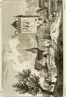 An illustration from Annales du musée et de l'école moderne des beaux-arts : recueil de gravures au trait, d'après les principaux ouvrages de peinture, sculpture, ou projets d'architecture, qui, chaque année, ont remporté le prix, soit aux écoles spéciales, soit aux concours nationaux : les productions des artistes en tous genres, qui, aux différentes expositions, ont été citées avec éloges : les morceaux les plus estimés ou inédits de la galerie de peinture : la suite complète de celle des antiques : édifices anciens et modernes, etc. (1800)