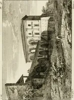 An illustration from Annales du musée et de l'école moderne des beaux-arts : recueil de gravures au trait, d'après les principaux ouvrages de peinture, sculpture, ou projets d'architecture, qui, chaque année, ont remporté le prix, soit aux écoles spéciales, soit aux concours nationaux : les productions des artistes en tous genres, qui, aux différentes expositions, ont été citées avec éloges : les morceaux les plus estimés ou inédits de la galerie de peinture : la suite complète de celle des antiques : édifices anciens et modernes, etc. (1800)