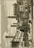 An illustration from Annales du musée et de l'école moderne des beaux-arts : recueil de gravures au trait, d'après les principaux ouvrages de peinture, sculpture, ou projets d'architecture, qui, chaque année, ont remporté le prix, soit aux écoles spéciales, soit aux concours nationaux : les productions des artistes en tous genres, qui, aux différentes expositions, ont été citées avec éloges : les morceaux les plus estimés ou inédits de la galerie de peinture : la suite complète de celle des antiques : édifices anciens et modernes, etc. (1800)