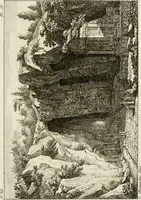An illustration from Annales du musée et de l'école moderne des beaux-arts : recueil de gravures au trait, d'après les principaux ouvrages de peinture, sculpture, ou projets d'architecture, qui, chaque année, ont remporté le prix, soit aux écoles spéciales, soit aux concours nationaux : les productions des artistes en tous genres, qui, aux différentes expositions, ont été citées avec éloges : les morceaux les plus estimés ou inédits de la galerie de peinture : la suite complète de celle des antiques : édifices anciens et modernes, etc. (1800)