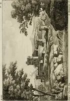 An illustration from Annales du musée et de l'école moderne des beaux-arts : recueil de gravures au trait, d'après les principaux ouvrages de peinture, sculpture, ou projets d'architecture, qui, chaque année, ont remporté le prix, soit aux écoles spéciales, soit aux concours nationaux : les productions des artistes en tous genres, qui, aux différentes expositions, ont été citées avec éloges : les morceaux les plus estimés ou inédits de la galerie de peinture : la suite complète de celle des antiques : édifices anciens et modernes, etc. (1800)