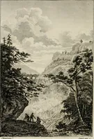 An illustration from Annales du musée et de l'école moderne des beaux-arts : recueil de gravures au trait, d'après les principaux ouvrages de peinture, sculpture, ou projets d'architecture, qui, chaque année, ont remporté le prix, soit aux écoles spéciales, soit aux concours nationaux : les productions des artistes en tous genres, qui, aux différentes expositions, ont été citées avec éloges : les morceaux les plus estimés ou inédits de la galerie de peinture : la suite complète de celle des antiques : édifices anciens et modernes, etc. (1800)