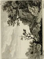 An illustration from Annales du musée et de l'école moderne des beaux-arts : recueil de gravures au trait, d'après les principaux ouvrages de peinture, sculpture, ou projets d'architecture, qui, chaque année, ont remporté le prix, soit aux écoles spéciales, soit aux concours nationaux : les productions des artistes en tous genres, qui, aux différentes expositions, ont été citées avec éloges : les morceaux les plus estimés ou inédits de la galerie de peinture : la suite complète de celle des antiques : édifices anciens et modernes, etc. (1800)