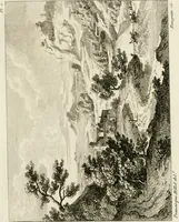 An illustration from Annales du musée et de l'école moderne des beaux-arts : recueil de gravures au trait, d'après les principaux ouvrages de peinture, sculpture, ou projets d'architecture, qui, chaque année, ont remporté le prix, soit aux écoles spéciales, soit aux concours nationaux : les productions des artistes en tous genres, qui, aux différentes expositions, ont été citées avec éloges : les morceaux les plus estimés ou inédits de la galerie de peinture : la suite complète de celle des antiques : édifices anciens et modernes, etc. (1800)