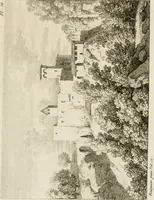 An illustration from Annales du musée et de l'école moderne des beaux-arts : recueil de gravures au trait, d'après les principaux ouvrages de peinture, sculpture, ou projets d'architecture, qui, chaque année, ont remporté le prix, soit aux écoles spéciales, soit aux concours nationaux : les productions des artistes en tous genres, qui, aux différentes expositions, ont été citées avec éloges : les morceaux les plus estimés ou inédits de la galerie de peinture : la suite complète de celle des antiques : édifices anciens et modernes, etc. (1800)