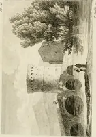 An illustration from Annales du musée et de l'école moderne des beaux-arts : recueil de gravures au trait, d'après les principaux ouvrages de peinture, sculpture, ou projets d'architecture, qui, chaque année, ont remporté le prix, soit aux écoles spéciales, soit aux concours nationaux : les productions des artistes en tous genres, qui, aux différentes expositions, ont été citées avec éloges : les morceaux les plus estimés ou inédits de la galerie de peinture : la suite complète de celle des antiques : édifices anciens et modernes, etc. (1800)