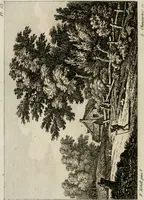 An illustration from Annales du musée et de l'école moderne des beaux-arts : recueil de gravures au trait, d'après les principaux ouvrages de peinture, sculpture, ou projets d'architecture, qui, chaque année, ont remporté le prix, soit aux écoles spéciales, soit aux concours nationaux : les productions des artistes en tous genres, qui, aux différentes expositions, ont été citées avec éloges : les morceaux les plus estimés ou inédits de la galerie de peinture : la suite complète de celle des antiques : édifices anciens et modernes, etc. (1800)