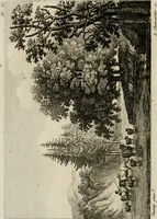 An illustration from Annales du musée et de l'école moderne des beaux-arts : recueil de gravures au trait, d'après les principaux ouvrages de peinture, sculpture, ou projets d'architecture, qui, chaque année, ont remporté le prix, soit aux écoles spéciales, soit aux concours nationaux : les productions des artistes en tous genres, qui, aux différentes expositions, ont été citées avec éloges : les morceaux les plus estimés ou inédits de la galerie de peinture : la suite complète de celle des antiques : édifices anciens et modernes, etc. (1800)
