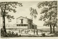 Picture 61 of 73 from Annales du musée et de l'école moderne des beaux-arts : recueil de gravures au trait, d'après les principaux ouvrages de peinture, sculpture, ou projets d'architecture, qui, chaque année, ont remporté le prix, soit aux écoles spéciales, soit aux concours nationaux : les productions des artistes en tous genres, qui, aux différentes expositions, ont été citées avec éloges : les morceaux les plus estimés ou inédits de la galerie de peinture : la suite complète de celle des antiques : édifices anciens et modernes, etc. (1800), leaf 190