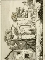 An illustration from Annales du musée et de l'école moderne des beaux-arts : recueil de gravures au trait, d'après les principaux ouvrages de peinture, sculpture, ou projets d'architecture, qui, chaque année, ont remporté le prix, soit aux écoles spéciales, soit aux concours nationaux : les productions des artistes en tous genres, qui, aux différentes expositions, ont été citées avec éloges : les morceaux les plus estimés ou inédits de la galerie de peinture : la suite complète de celle des antiques : édifices anciens et modernes, etc. (1800)