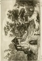 An illustration from Annales du musée et de l'école moderne des beaux-arts : recueil de gravures au trait, d'après les principaux ouvrages de peinture, sculpture, ou projets d'architecture, qui, chaque année, ont remporté le prix, soit aux écoles spéciales, soit aux concours nationaux : les productions des artistes en tous genres, qui, aux différentes expositions, ont été citées avec éloges : les morceaux les plus estimés ou inédits de la galerie de peinture : la suite complète de celle des antiques : édifices anciens et modernes, etc. (1800)