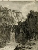 An illustration from Annales du musée et de l'école moderne des beaux-arts : recueil de gravures au trait, d'après les principaux ouvrages de peinture, sculpture, ou projets d'architecture, qui, chaque année, ont remporté le prix, soit aux écoles spéciales, soit aux concours nationaux : les productions des artistes en tous genres, qui, aux différentes expositions, ont été citées avec éloges : les morceaux les plus estimés ou inédits de la galerie de peinture : la suite complète de celle des antiques : édifices anciens et modernes, etc. (1800)