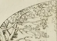 An illustration from Annales du musée et de l'école moderne des beaux-arts : recueil de gravures au trait, d'après les principaux ouvrages de peinture, sculpture, ou projets d'architecture, qui, chaque année, ont remporté le prix, soit aux écoles spéciales, soit aux concours nationaux : les productions des artistes en tous genres, qui, aux différentes expositions, ont été citées avec éloges : les morceaux les plus estimés ou inédits de la galerie de peinture : la suite complète de celle des antiques : édifices anciens et modernes, etc. (1800)