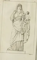 An illustration from Annales du musée et de l'école moderne des beaux-arts : recueil de gravures au trait, d'après les principaux ouvrages de peinture, sculpture, ou projets d'architecture, qui, chaque année, ont remporté le prix, soit aux écoles spéciales, soit aux concours nationaux : les productions des artistes en tous genres, qui, aux différentes expositions, ont été citées avec éloges : les morceaux les plus estimés ou inédits de la galerie de peinture : la suite complète de celle des antiques : édifices anciens et modernes, etc. (1800)