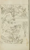 An illustration from Annales du musée et de l'école moderne des beaux-arts : recueil de gravures au trait, d'après les principaux ouvrages de peinture, sculpture, ou projets d'architecture, qui, chaque année, ont remporté le prix, soit aux écoles spéciales, soit aux concours nationaux : les productions des artistes en tous genres, qui, aux différentes expositions, ont été citées avec éloges : les morceaux les plus estimés ou inédits de la galerie de peinture : la suite complète de celle des antiques : édifices anciens et modernes, etc. (1800)