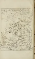 An illustration from Annales du musée et de l'école moderne des beaux-arts : recueil de gravures au trait, d'après les principaux ouvrages de peinture, sculpture, ou projets d'architecture, qui, chaque année, ont remporté le prix, soit aux écoles spéciales, soit aux concours nationaux : les productions des artistes en tous genres, qui, aux différentes expositions, ont été citées avec éloges : les morceaux les plus estimés ou inédits de la galerie de peinture : la suite complète de celle des antiques : édifices anciens et modernes, etc. (1800)