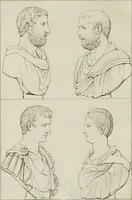 An illustration from Annales du musée et de l'école moderne des beaux-arts : recueil de gravures au trait, d'après les principaux ouvrages de peinture, sculpture, ou projets d'architecture, qui, chaque année, ont remporté le prix, soit aux écoles spéciales, soit aux concours nationaux : les productions des artistes en tous genres, qui, aux différentes expositions, ont été citées avec éloges : les morceaux les plus estimés ou inédits de la galerie de peinture : la suite complète de celle des antiques : édifices anciens et modernes, etc. (1800)