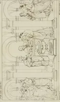Picture 5 of 71 from Annales du musée et de l'école moderne des beaux-arts : recueil de gravures au trait, d'après les principaux ouvrages de peinture, sculpture, ou projets d'architecture, qui, chaque année, ont remporté le prix, soit aux écoles spéciales, soit aux concours nationaux : les productions des artistes en tous genres, qui, aux différentes expositions, ont été citées avec éloges : les morceaux les plus estimés ou inédits de la galerie de peinture : la suite complète de celle des antiques : édifices anciens et modernes, etc. (1800), leaf 33