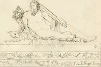 An illustration from Annales du musée et de l'école moderne des beaux-arts : recueil de gravures au trait, d'après les principaux ouvrages de peinture, sculpture, ou projets d'architecture, qui, chaque année, ont remporté le prix, soit aux écoles spéciales, soit aux concours nationaux : les productions des artistes en tous genres, qui, aux différentes expositions, ont été citées avec éloges : les morceaux les plus estimés ou inédits de la galerie de peinture : la suite complète de celle des antiques : édifices anciens et modernes, etc. (1800)