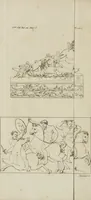 An illustration from Annales du musée et de l'école moderne des beaux-arts : recueil de gravures au trait, d'après les principaux ouvrages de peinture, sculpture, ou projets d'architecture, qui, chaque année, ont remporté le prix, soit aux écoles spéciales, soit aux concours nationaux : les productions des artistes en tous genres, qui, aux différentes expositions, ont été citées avec éloges : les morceaux les plus estimés ou inédits de la galerie de peinture : la suite complète de celle des antiques : édifices anciens et modernes, etc. (1800)