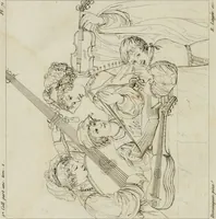 Picture 72 of 73 from Annales du musée et de l'école moderne des beaux-arts : recueil de gravures au trait, d'après les principaux ouvrages de peinture, sculpture, ou projets d'architecture, qui, chaque année, ont remporté le prix, soit aux écoles spéciales, soit aux concours nationaux : les productions des artistes en tous genres, qui, aux différentes expositions, ont été citées avec éloges : les morceaux les plus estimés ou inédits de la galerie de peinture : la suite complète de celle des antiques : édifices anciens et modernes, etc. (1800), leaf 275
