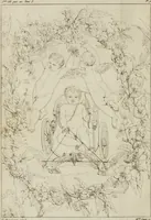 Picture 11 of 73 from Annales du musée et de l'école moderne des beaux-arts : recueil de gravures au trait, d'après les principaux ouvrages de peinture, sculpture, ou projets d'architecture, qui, chaque année, ont remporté le prix, soit aux écoles spéciales, soit aux concours nationaux : les productions des artistes en tous genres, qui, aux différentes expositions, ont été citées avec éloges : les morceaux les plus estimés ou inédits de la galerie de peinture : la suite complète de celle des antiques : édifices anciens et modernes, etc. (1800), leaf 41