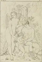 Picture 2 of 92 from Annales du musée et de l'école moderne des beaux-arts : recueil de gravures au trait, d'après les principaux ouvrages de peinture, sculpture, ou projets d'architecture, qui, chaque année, ont remporté le prix, soit aux écoles spéciales, soit aux concours nationaux : les productions des artistes en tous genres, qui, aux différentes expositions, ont été citées avec éloges : les morceaux les plus estimés ou inédits de la galerie de peinture : la suite complète de celle des antiques : édifices anciens et modernes, etc. (1800), leaf 15