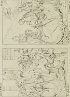 Picture 48 of 92 from Annales du musée et de l'école moderne des beaux-arts : recueil de gravures au trait, d'après les principaux ouvrages de peinture, sculpture, ou projets d'architecture, qui, chaque année, ont remporté le prix, soit aux écoles spéciales, soit aux concours nationaux : les productions des artistes en tous genres, qui, aux différentes expositions, ont été citées avec éloges : les morceaux les plus estimés ou inédits de la galerie de peinture : la suite complète de celle des antiques : édifices anciens et modernes, etc. (1800), leaf 195