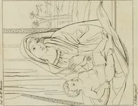 Picture 50 of 92 from Annales du musée et de l'école moderne des beaux-arts : recueil de gravures au trait, d'après les principaux ouvrages de peinture, sculpture, ou projets d'architecture, qui, chaque année, ont remporté le prix, soit aux écoles spéciales, soit aux concours nationaux : les productions des artistes en tous genres, qui, aux différentes expositions, ont été citées avec éloges : les morceaux les plus estimés ou inédits de la galerie de peinture : la suite complète de celle des antiques : édifices anciens et modernes, etc. (1800), leaf 199