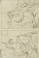 Picture 51 of 92 from Annales du musée et de l'école moderne des beaux-arts : recueil de gravures au trait, d'après les principaux ouvrages de peinture, sculpture, ou projets d'architecture, qui, chaque année, ont remporté le prix, soit aux écoles spéciales, soit aux concours nationaux : les productions des artistes en tous genres, qui, aux différentes expositions, ont été citées avec éloges : les morceaux les plus estimés ou inédits de la galerie de peinture : la suite complète de celle des antiques : édifices anciens et modernes, etc. (1800), leaf 203