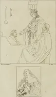 Picture 61 of 92 from Annales du musée et de l'école moderne des beaux-arts : recueil de gravures au trait, d'après les principaux ouvrages de peinture, sculpture, ou projets d'architecture, qui, chaque année, ont remporté le prix, soit aux écoles spéciales, soit aux concours nationaux : les productions des artistes en tous genres, qui, aux différentes expositions, ont été citées avec éloges : les morceaux les plus estimés ou inédits de la galerie de peinture : la suite complète de celle des antiques : édifices anciens et modernes, etc. (1800), leaf 227