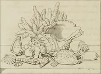 Picture 79 of 92 from Annales du musée et de l'école moderne des beaux-arts : recueil de gravures au trait, d'après les principaux ouvrages de peinture, sculpture, ou projets d'architecture, qui, chaque année, ont remporté le prix, soit aux écoles spéciales, soit aux concours nationaux : les productions des artistes en tous genres, qui, aux différentes expositions, ont été citées avec éloges : les morceaux les plus estimés ou inédits de la galerie de peinture : la suite complète de celle des antiques : édifices anciens et modernes, etc. (1800), leaf 275