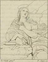 Picture 85 of 92 from Annales du musée et de l'école moderne des beaux-arts : recueil de gravures au trait, d'après les principaux ouvrages de peinture, sculpture, ou projets d'architecture, qui, chaque année, ont remporté le prix, soit aux écoles spéciales, soit aux concours nationaux : les productions des artistes en tous genres, qui, aux différentes expositions, ont été citées avec éloges : les morceaux les plus estimés ou inédits de la galerie de peinture : la suite complète de celle des antiques : édifices anciens et modernes, etc. (1800), leaf 283