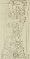 Picture 16 of 92 from Annales du musée et de l'école moderne des beaux-arts : recueil de gravures au trait, d'après les principaux ouvrages de peinture, sculpture, ou projets d'architecture, qui, chaque année, ont remporté le prix, soit aux écoles spéciales, soit aux concours nationaux : les productions des artistes en tous genres, qui, aux différentes expositions, ont été citées avec éloges : les morceaux les plus estimés ou inédits de la galerie de peinture : la suite complète de celle des antiques : édifices anciens et modernes, etc. (1800), leaf 71