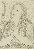 Picture 20 of 92 from Annales du musée et de l'école moderne des beaux-arts : recueil de gravures au trait, d'après les principaux ouvrages de peinture, sculpture, ou projets d'architecture, qui, chaque année, ont remporté le prix, soit aux écoles spéciales, soit aux concours nationaux : les productions des artistes en tous genres, qui, aux différentes expositions, ont été citées avec éloges : les morceaux les plus estimés ou inédits de la galerie de peinture : la suite complète de celle des antiques : édifices anciens et modernes, etc. (1800), leaf 87